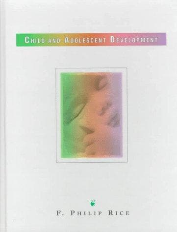 Tapa de Child and adolescent development