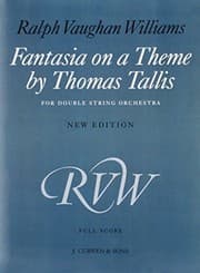 Tapa de Fantasia On A Theme By Thomas Tallis New Edition Score