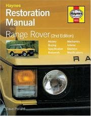 Tapa de Restoration Manual Land Rover (Restoration Manuals)