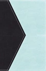 Tapa de KJV, UltraSlim Reference Bible, Imitation Leather, Blue/Green, Red Letter Edition