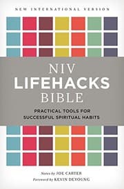 Tapa de NIV, Lifehacks Bible, Hardcover
