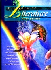Tapa de Elements of literature -- First Course