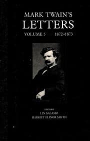 Tapa de Mark Twain's Letters. Volume 5