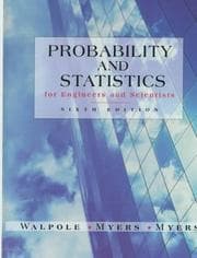 Tapa de Probability and statistics for engineers and scientists