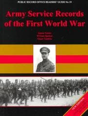 Tapa de Army service records of the First World War