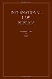Tapa de International Law Reports