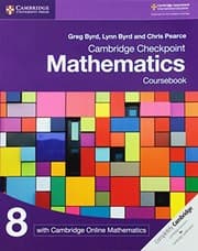 Tapa de Cambridge Checkpoint Mathematics Coursebook 8 with Cambridge Online Mathematics