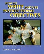 Tapa de How to write and use instructional objectives
