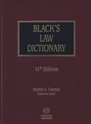 Tapa de Black's law dictionary