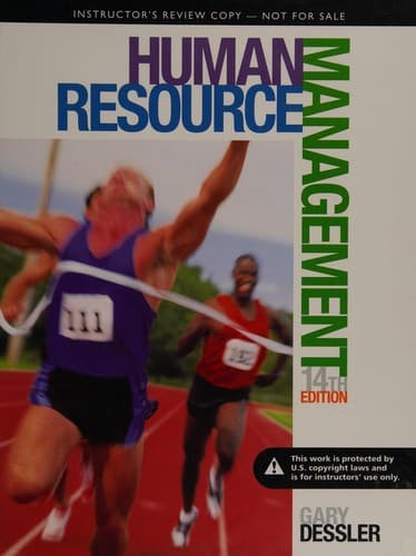 Tapa de Human resource management