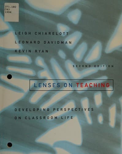 Tapa de Lenses on Teaching