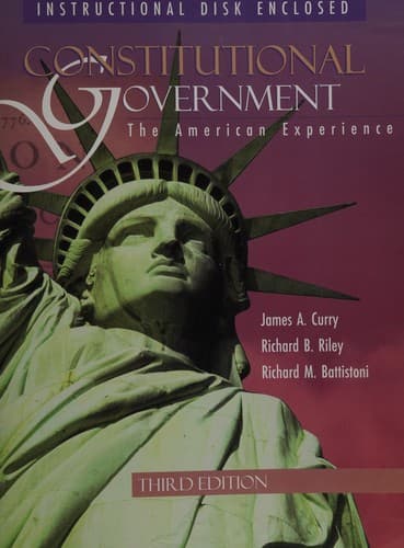 Tapa de Constitutional government