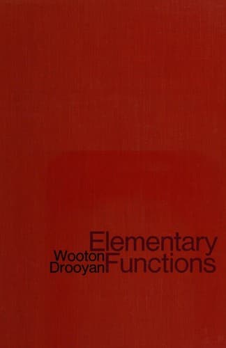 Tapa de Elementary functions