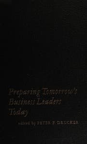 Tapa de Preparing tomorrow's business leaders today