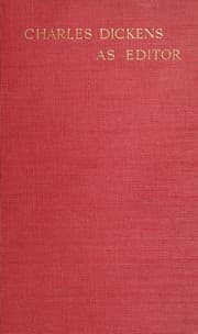 Tapa de Charles Dickens as Editor