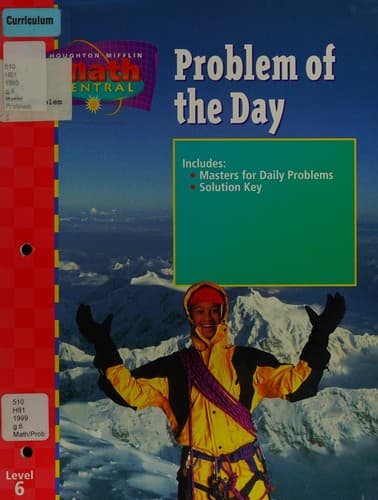 Tapa de Houghton Mifflin math central