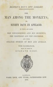 Tapa de The man among the monkeys