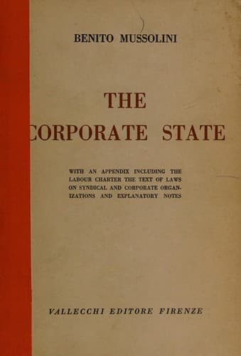 Tapa de The corporate state