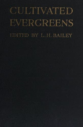 Tapa de The cultivated evergreens