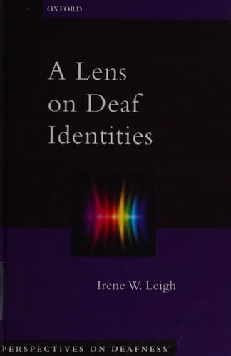 Tapa de A lens on deaf identities