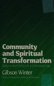 Tapa de Community and spiritual transformation