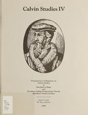 Tapa de Calvin studies IV