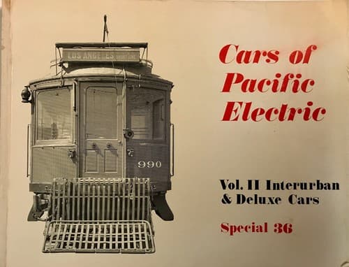 Tapa de Cars of Pacific Electric Volume II