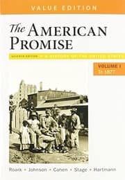 Tapa de The American Promise, Value Edition, Volume 1 & LaunchPad