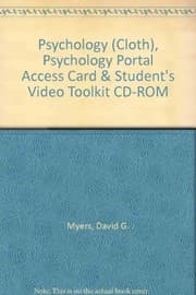 Tapa de Psychology , Psychology Portal Access Card & Student's Video Toolkit Cd-Rom