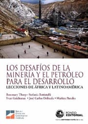 Tapa de Los desafíos de la minería y el petróleo para el desarrollo