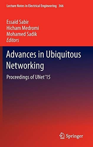Tapa de Advances in Ubiquitous Networking