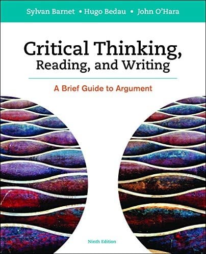 Tapa de Critical Thinking, Reading and Writing