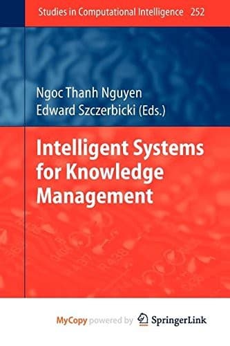 Tapa de Intelligent Systems for Knowledge Management