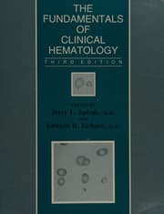 Tapa de The Fundamentals of clinical hematology
