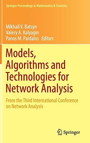 Tapa de Models, Algorithms and Technologies for Network Analysis
