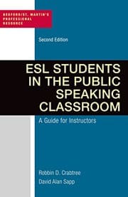 Tapa de ESL students in the public speaking classroom