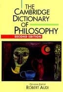 Tapa de The Cambridge Dictionary of Philosophy