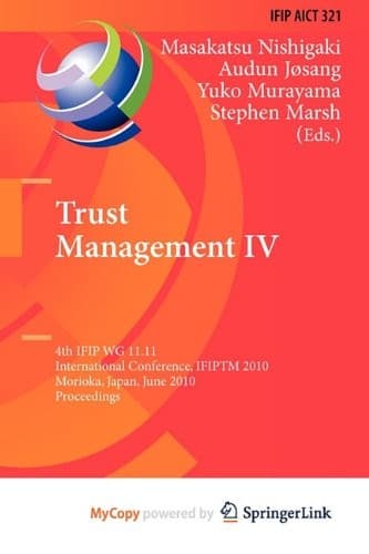 Tapa de Trust Management IV