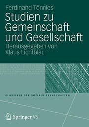 Tapa de Studien zu Gemeinschaft und Gesellschaft