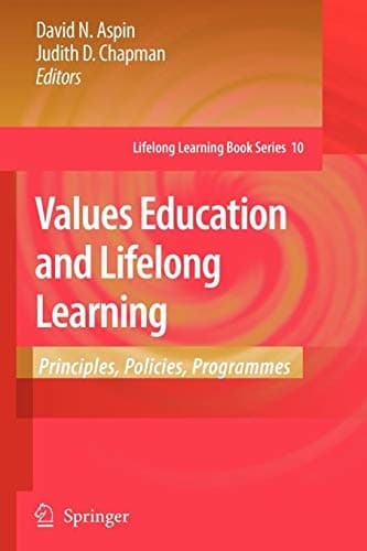 Tapa de Values Education and Lifelong Learning