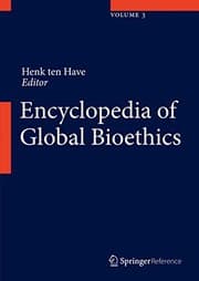 Tapa de Encyclopedia of Global Bioethics