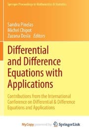 Tapa de Differential and Difference Equations with Applications