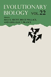Tapa de Evolutionary biology