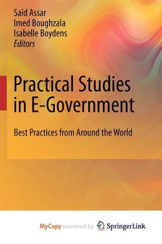 Tapa de Practical Studies in E-Government