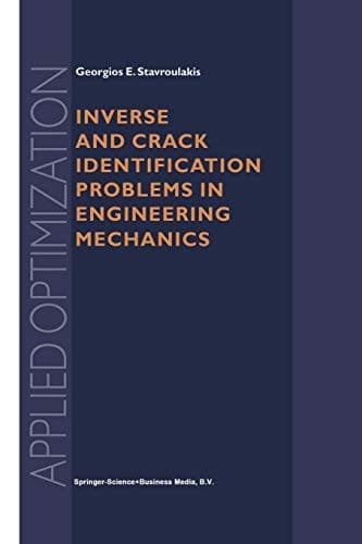 Tapa de Inverse and Crack Identification Problems in Engineering Mechanics