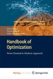 Tapa de Handbook of Optimization