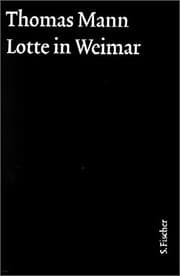 Tapa de Lotte in Weimar. Große kommentierte Frankfurter Ausgabe
