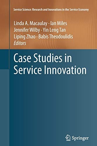 Tapa de Case Studies in Service Innovation