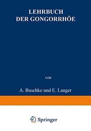Tapa de Lehrbuch der Gonorrhöe