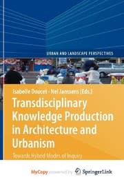 Tapa de Transdisciplinary Knowledge Production in Architecture and Urbanism